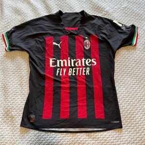 AC Milan Puma Ultraweave Jersey 100% Nylon Size M